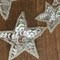 5 Large 3" Silver Sequin Beaded Star Iron On Patch for Clothing Bags Hats Accessories
